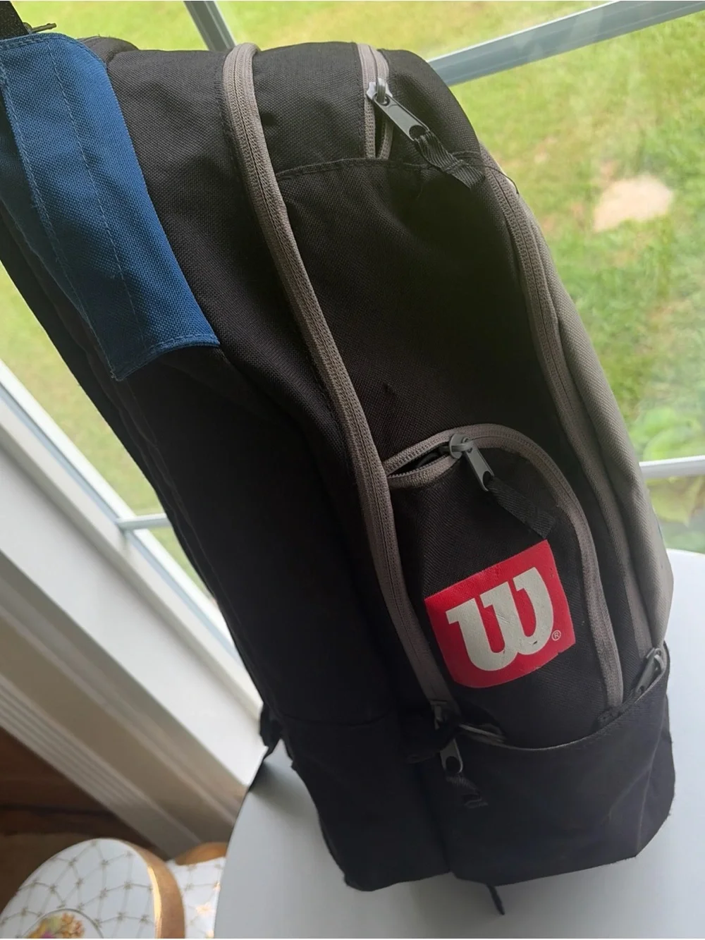 Wilson Black and Blue Men's Athletic Backpack